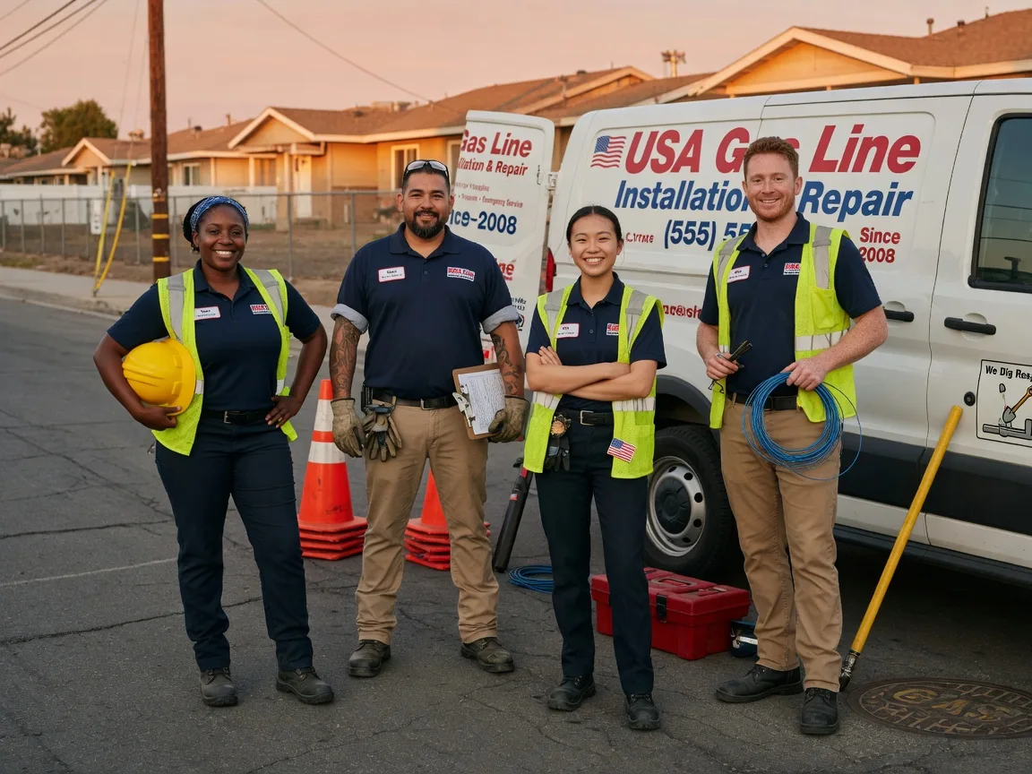 Gas Line Installation company in Campaign, TN